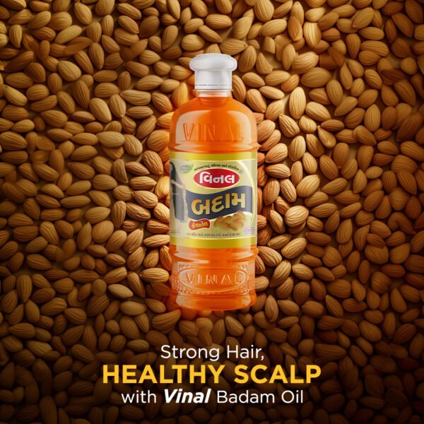 Vinal Badam Herbal Hair Oil (500 ml) - Image 2